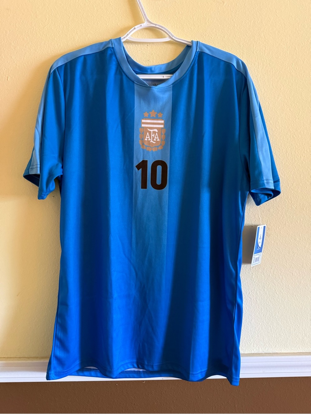 Men's Argentina MESSI Number 10 Soccer (football) Jersey.